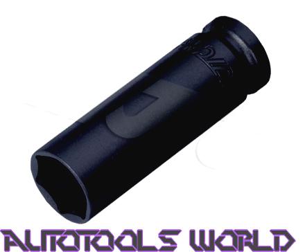 17 mm 1/2" dr thin wall deep impact socket 6pts 