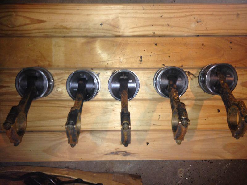 Used dodge freightliner engine pistons 2004-2006 *set of 5* oem