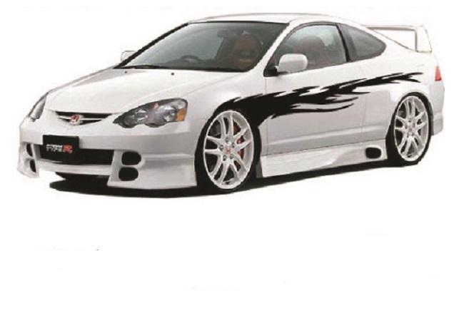 Decal  furious 2/97 flames hot burning car truck lines van suv cool awesome new