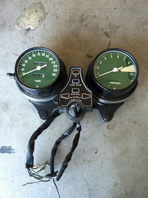 Cb750 cb750f super sport tach gauges speedo bracket indicator lights
