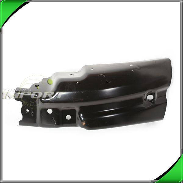 08-12 silverado 1500 primer blk steel left front bumper end side cover extension