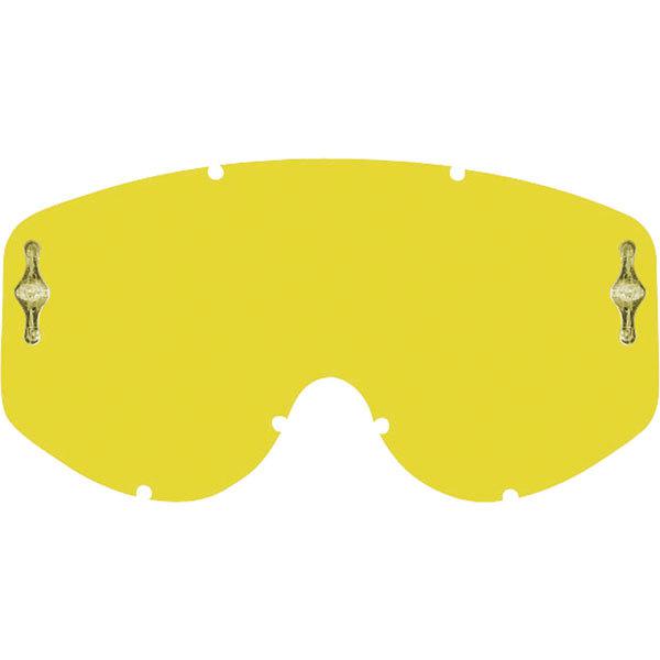 Yellow scottusa hustle mx/tyrant single replacement lens with works tearoff pins