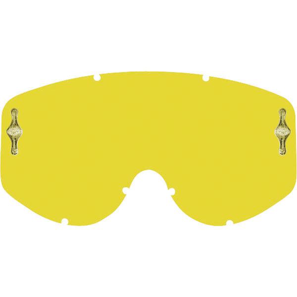 Yellow scottusa hustle mx/tyrant single replacement lens with works tearoff pins