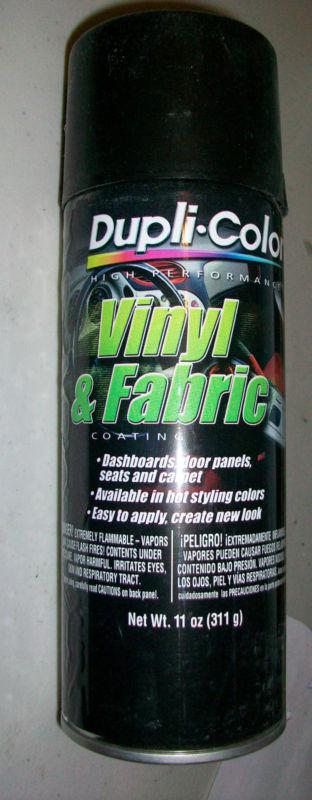 Flat black dupli-color vinyl & fabric paint door panels hvp106