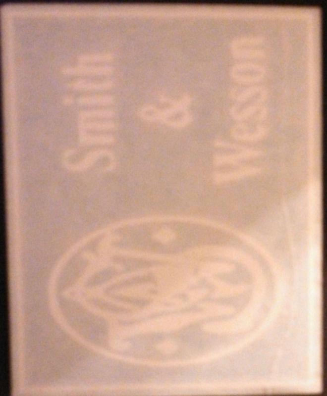 Smith & wesson firearms decal