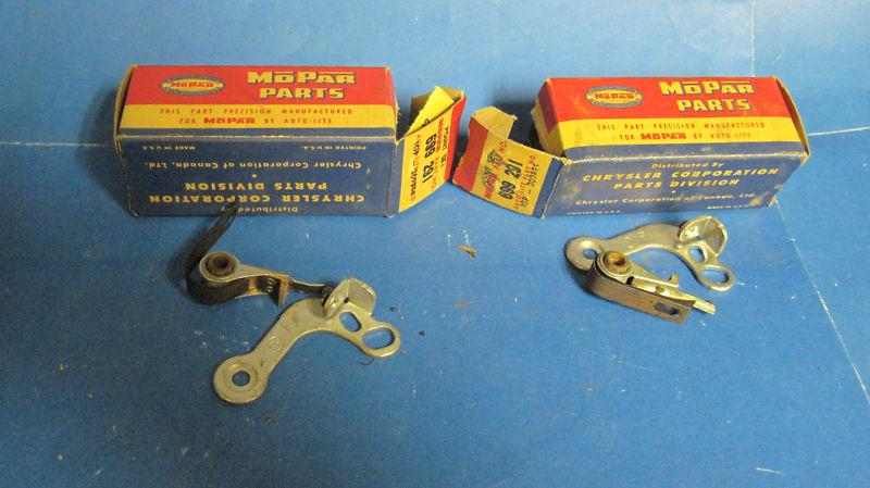 Mopar distributor point ssts 54-57 all mopars +truck models, n.o.s.