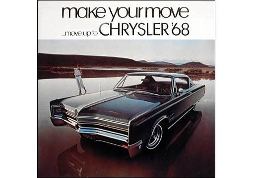 1968 chrysler 300/k, imperial, newport parts manual 68