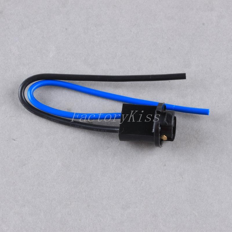 5 x socket xenon led light bulb car truck connector t10/w5w/194/168/t15