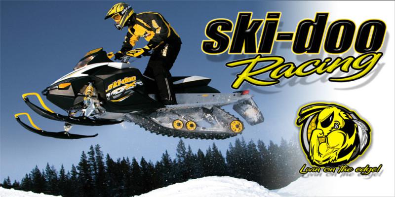All riders - new ski doo ski-doo  banner mxz xp rev - livin on the edge 
