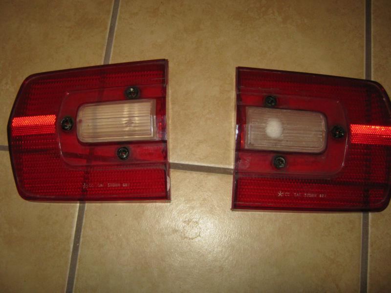 Used 68 road runner gtx tail light lamp lenses