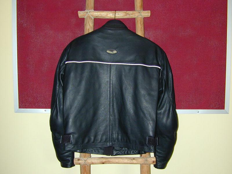 AXO RACING Womens Medium Black Leather Motorcycle Jacket EXCEPTIONAL, US $75.00, image 3