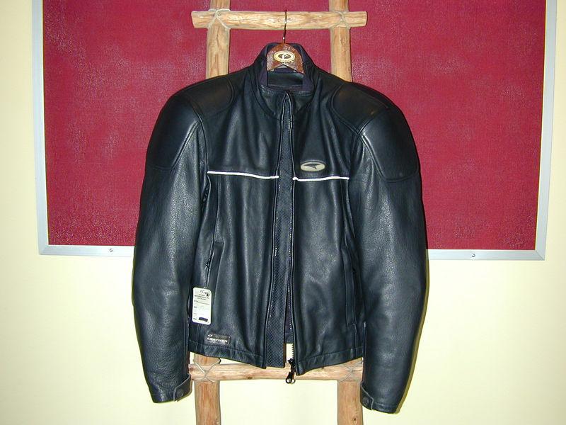 AXO RACING Womens Medium Black Leather Motorcycle Jacket EXCEPTIONAL, US $75.00, image 4
