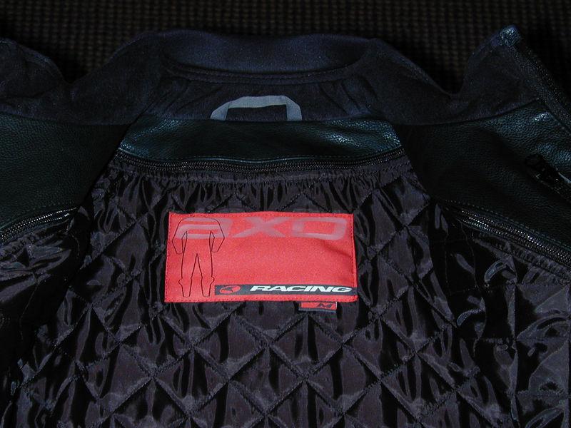 AXO RACING Womens Medium Black Leather Motorcycle Jacket EXCEPTIONAL, US $75.00, image 5