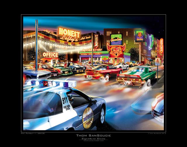 Camaro color giclee car art print 1128-cs   ** free usa shipping **