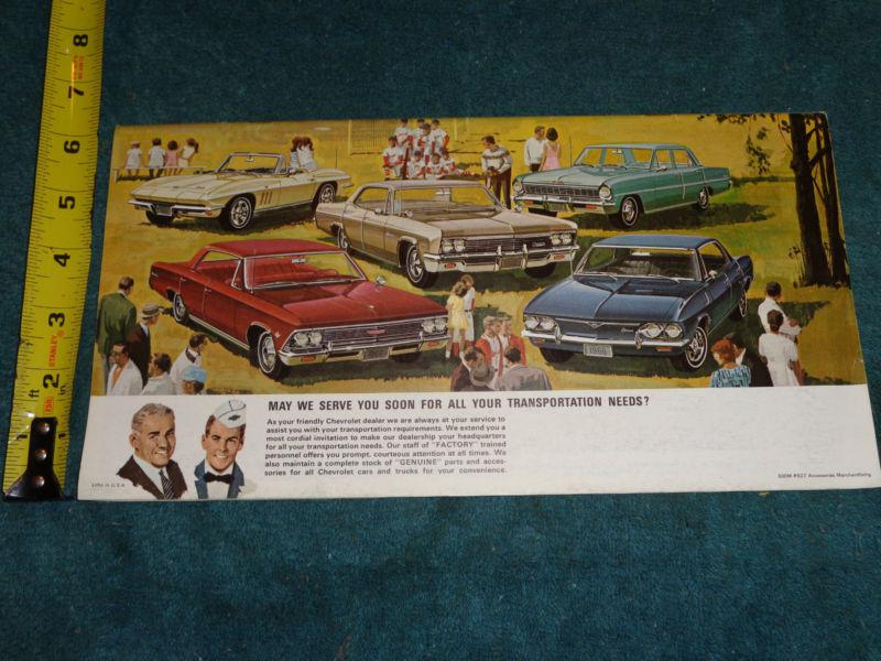 Purchase 1966 CHEVROLET IMPALA CORVETTE SS BISCAYNE BEL AIR ORIGINAL