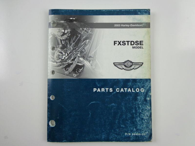 Purchase Harley Davidson 2003 FXSTDSE Model Parts Catalog 9943003 in