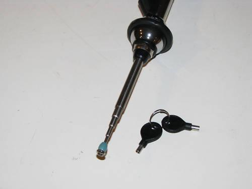 NEW AM FM Radio Retractable Antenna Bosch Style Blue Tip Oldtimer Chrome Aerial, US $39.95, image 2