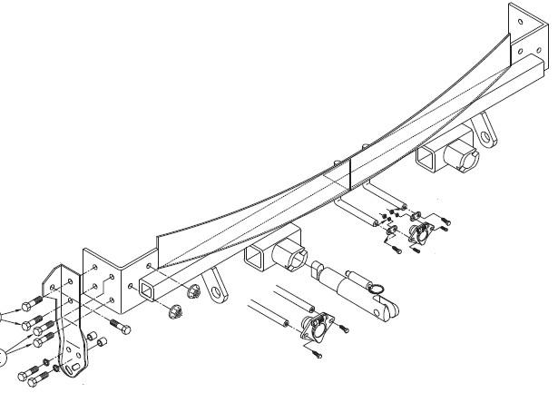 Blue ox bx2518 base plate for mazda tribute 03