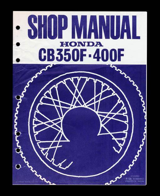 1972-77 honda cb350f cb400f cb350 cb400 four cylinder repair manual