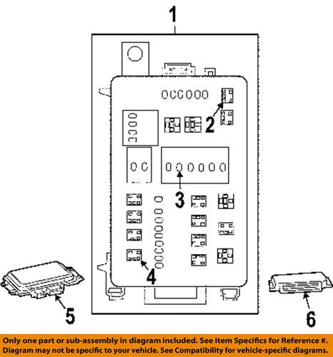 Dodge oem 4692032am electrical-control module