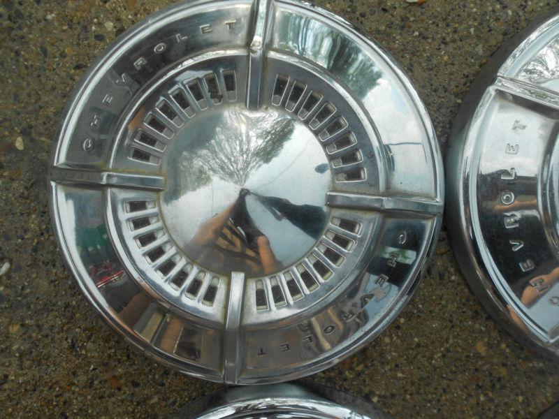 Purchase 1961 1962 CHEVROLET BELAIR IMPALA POVERTY DOG DISH HUBCAPS