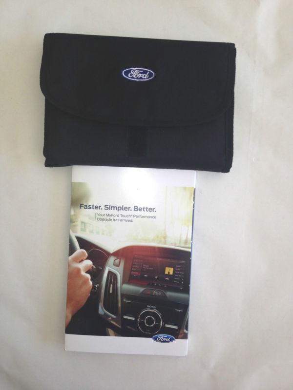 2011 ford edge owners manual with a map card us / canada in great condition