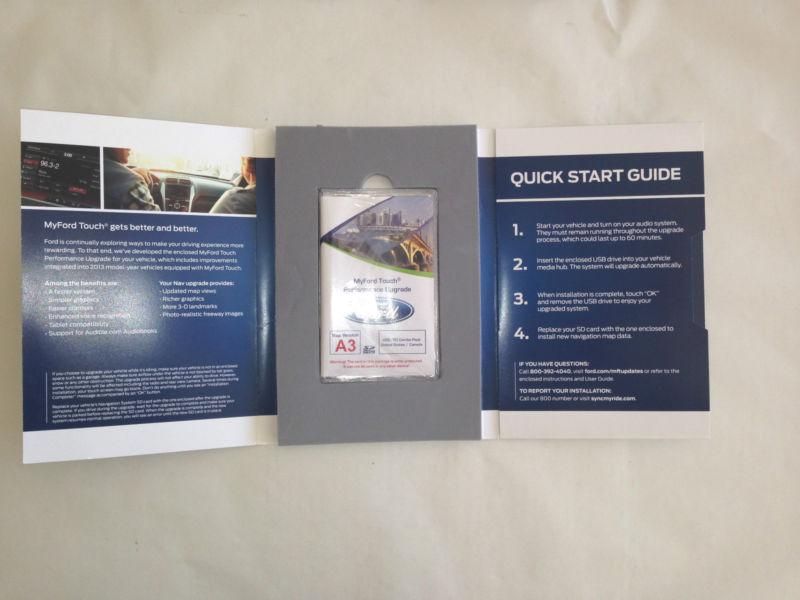 2011 FORD EDGE OWNERS MANUAL WITH A MAP CARD US / CANADA IN GREAT CONDITION, US $34.95, image 2
