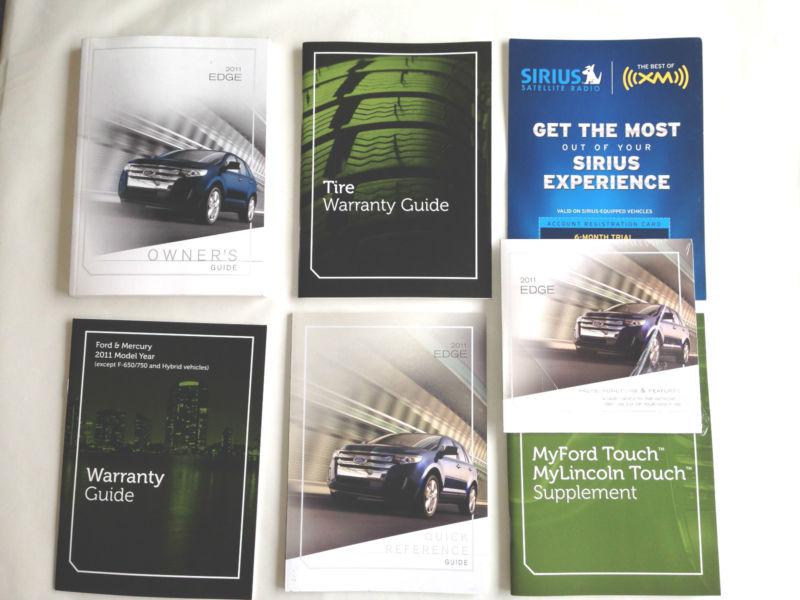2011 FORD EDGE OWNERS MANUAL WITH A MAP CARD US / CANADA IN GREAT CONDITION, US $34.95, image 3