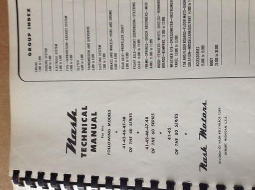 Vintage Antique 1947 Nash Shop Manual , US $45.00, image 3