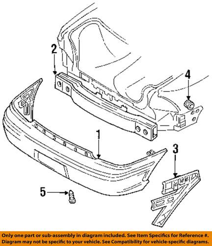 Mopar oem 5263822 rear bumper-mount bracket