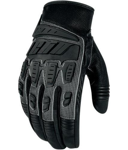 Icon hooligan street motorcycle glove black size xxxx-large