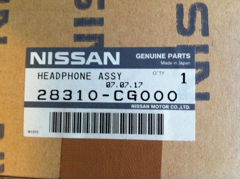 New OEM 2010 - 2012 Nissan Wireless Headphone Replacement 28310-CG000, US $15.99, image 1