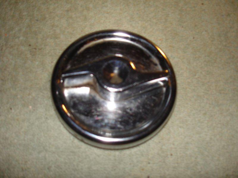 Gas cap 1968 plymouth barracuda used all chrome 68