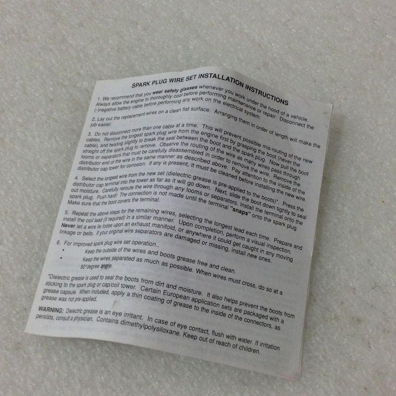 BOSCH 09362 PREMIUM SPARK PLUG WIRE SET B-80, US $24.99, image 3