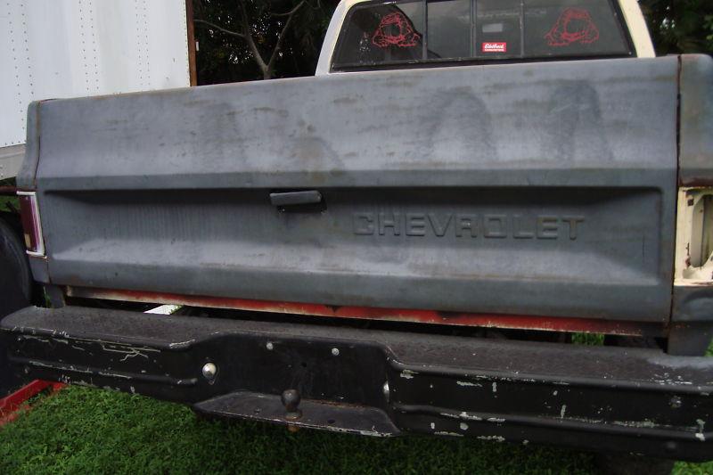 1873-80 chevy 4x4 pickup tailgate used gm nice