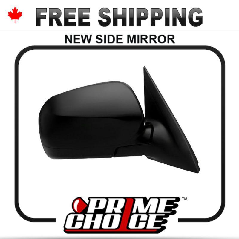 New power non heated passengers side view door mirror