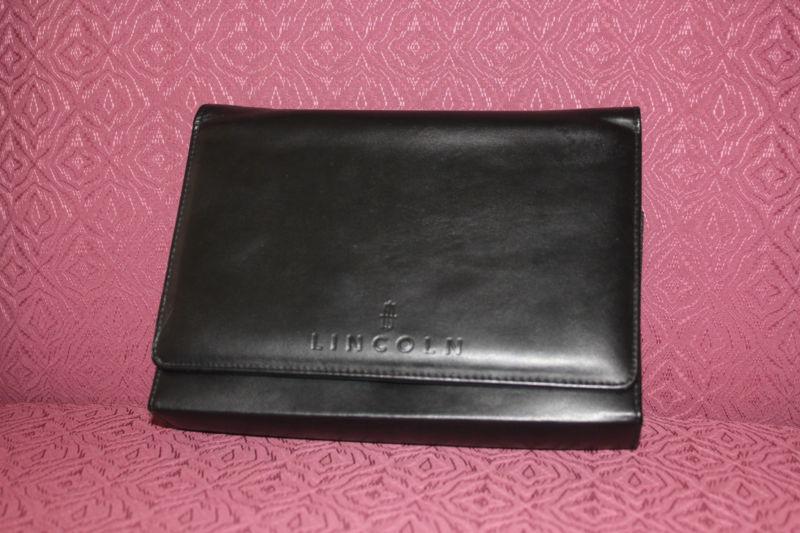 Lincoln continental leather case w/o manuals
