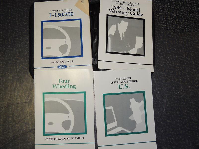 1999 f-150/550 owners manuals 