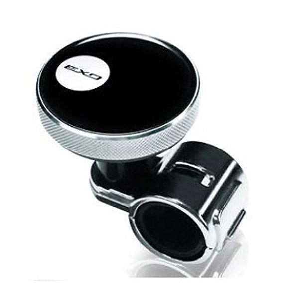 Exo real metal power handle car steering wheel suicide spinner knob silver