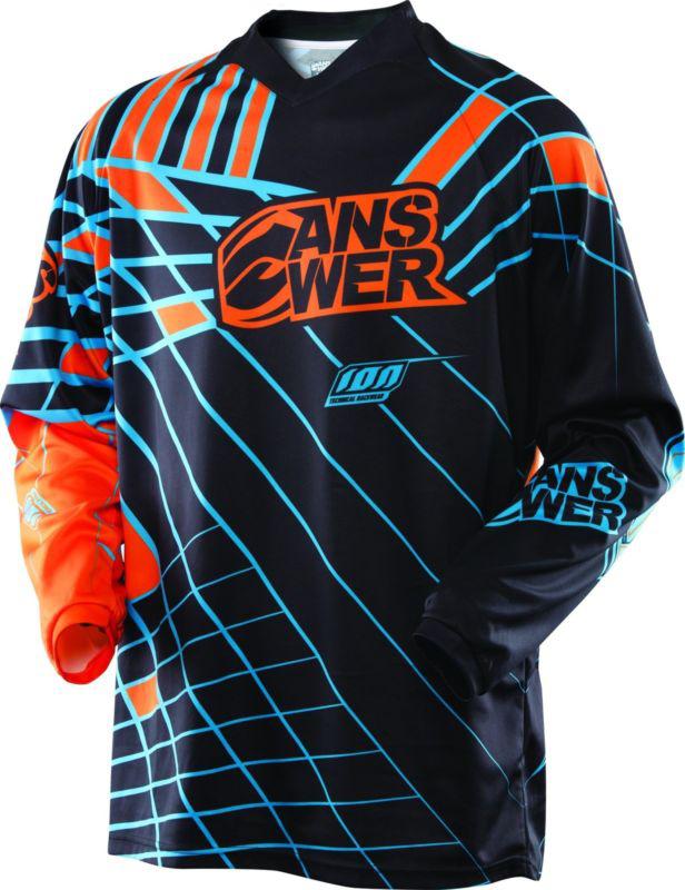 Answer 2013 ion jersey blue/orange lg large 