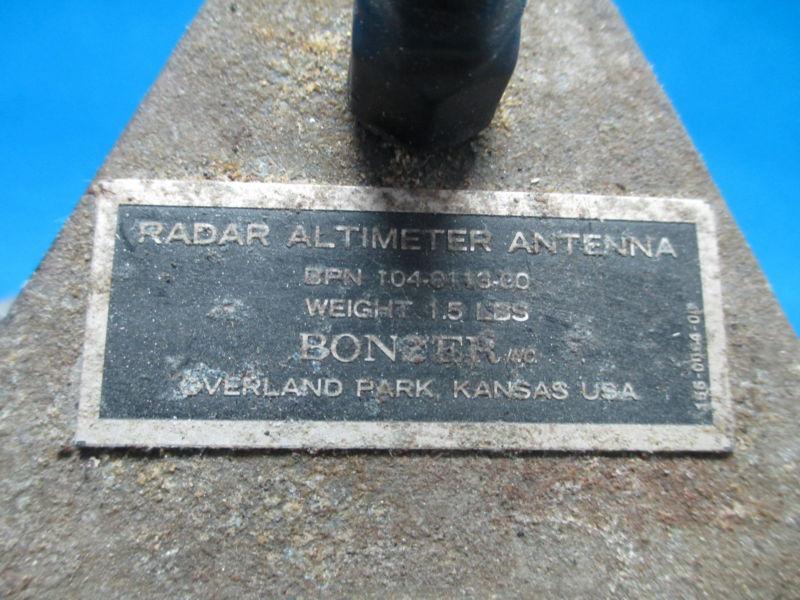 Bonzer Radar Altimeter Antenna P/N: 104-0113-00, US $149.99, image 5