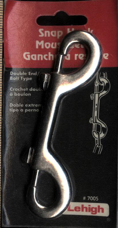One lehigh snap hook 7005 double end bolt type heavy duty 3.5"