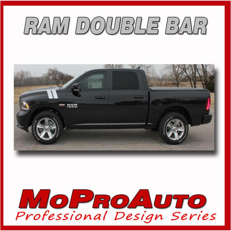 Dodge ram hood hash marks vinyl graphics decals - 3m pro vinyl stripes 2014 g50
