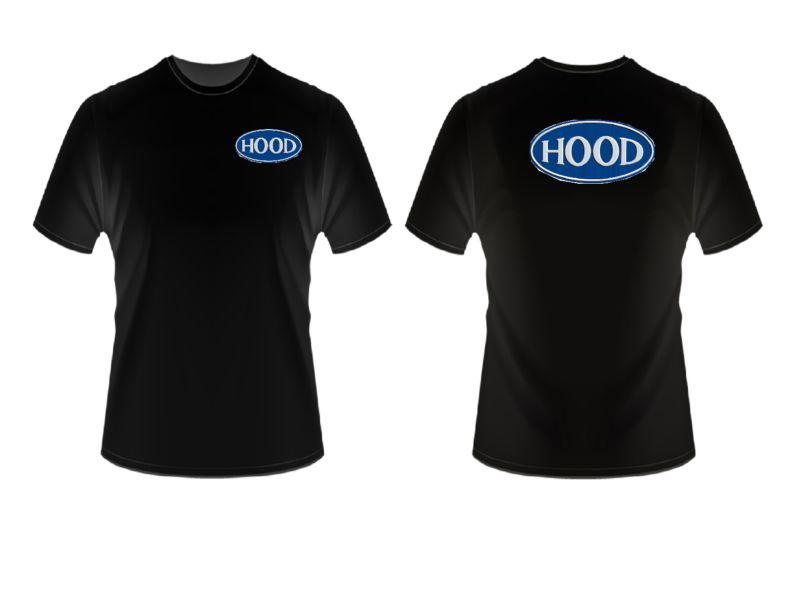 Hood sails black t-shirt