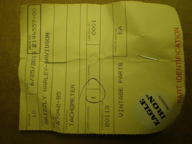 h-d fxr/ sportster tachometer, US $135.00, image 3