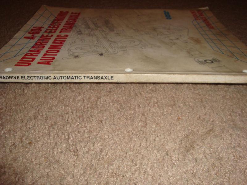 1988 Chrysler A-604 Ultradrive Electronic Automatic Transaxle Student Manual, US $5.00, image 2