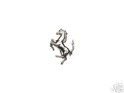 Ferrari cavallino 4.5" 11.5 cm sculpted horse emblem, 348 355 testarossa badge