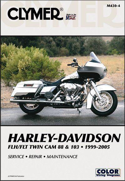 Harley-davidson flh, flt twin cam 88 & 103 repair manual 1999-2005