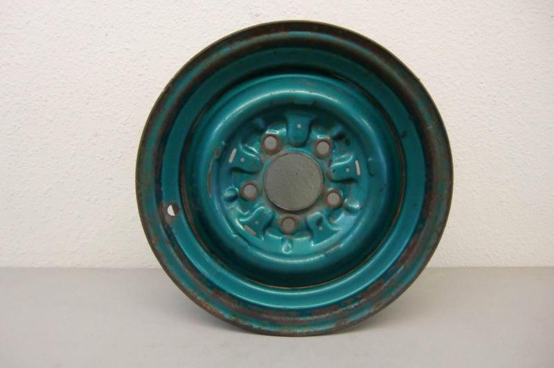 Vintage 15x5.5 steel wheel 5 on 5 bolt pattern 15" inch rim truck 