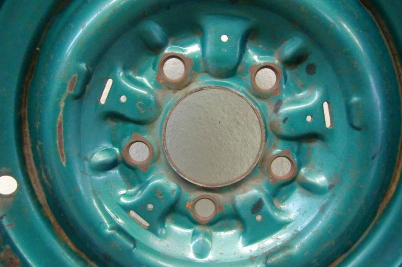 VINTAGE 15X5.5 Steel Wheel 5 ON 5 Bolt Pattern 15